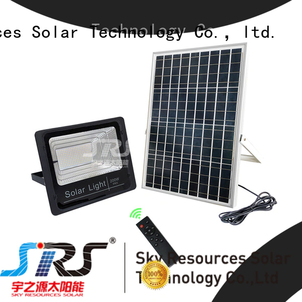 solar powered flood lights project for home use SRS