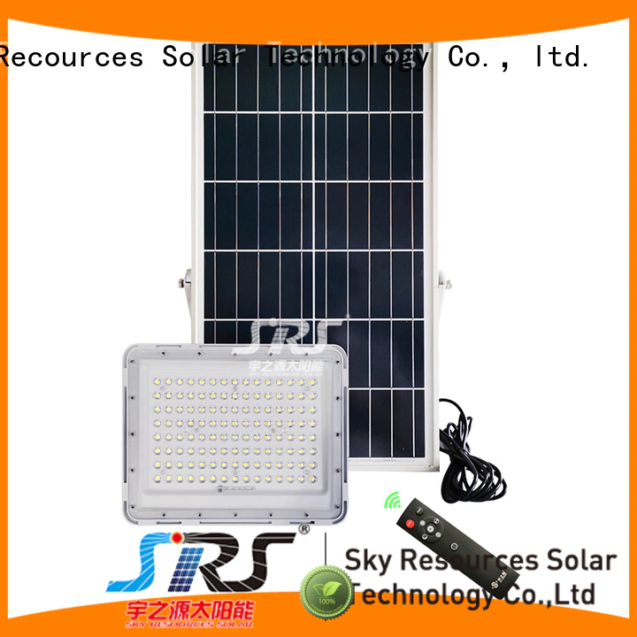 SRS solar led sensor floodlight certification‎ for outside