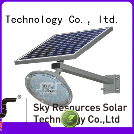 SRS bifacial solar led lights manufacturers configuration for school