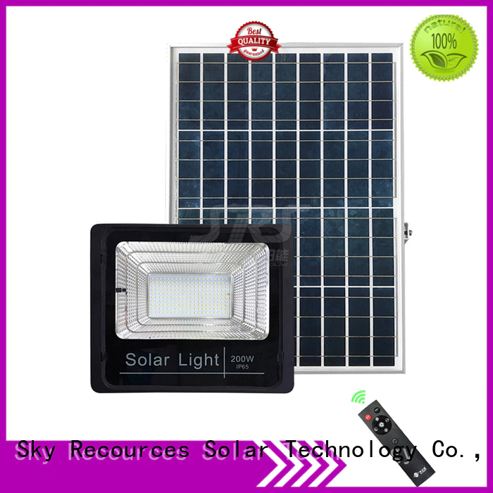 advantages of brightest solar flood lights series for village