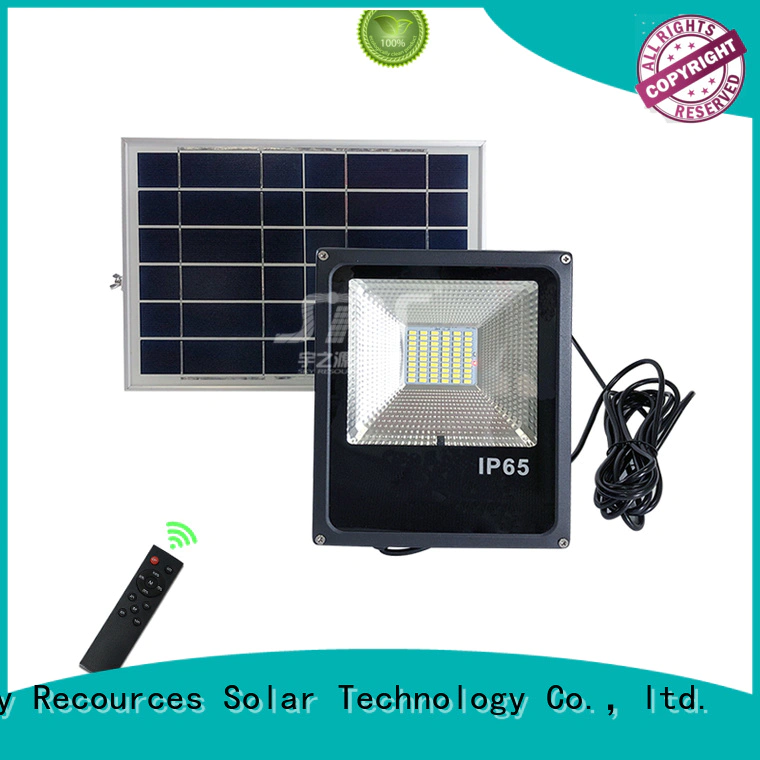 SRS solar powered flood lights project for outside