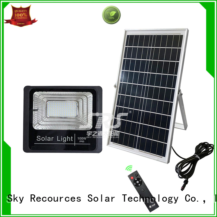 SRS smart cheap solar flood lights series for village