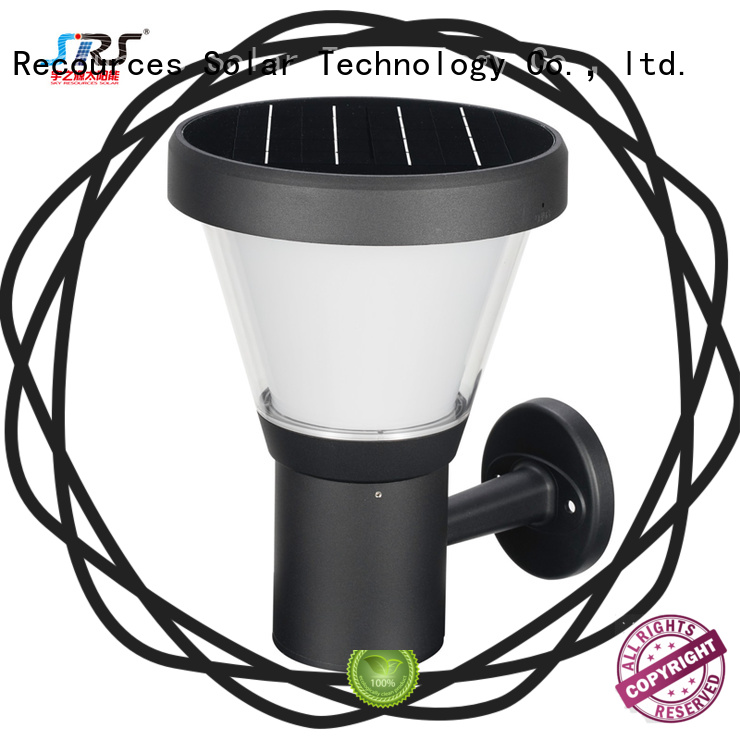 integrated solar powered garden lamps supplier for umbrella