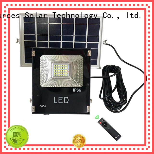 SRS commercial solar powered flood lights outdoor customized for outside
