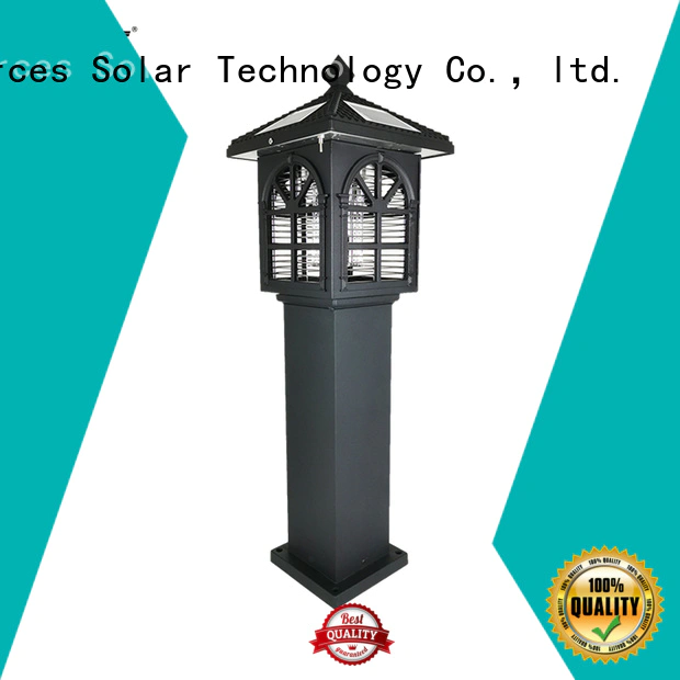 SRS integrated solar patio lantern lights details for pathway