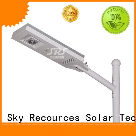 SRS high powered all in one street light with remote for home