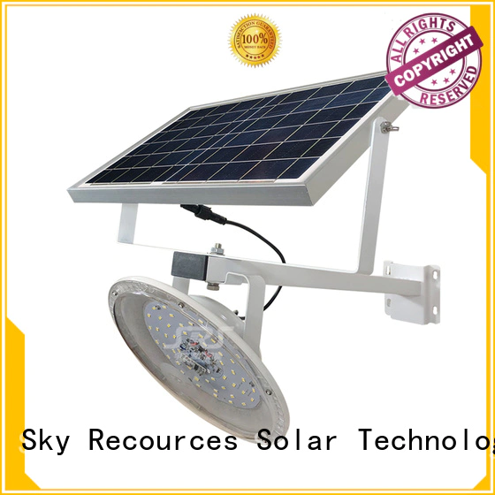 SRS bifacial solar compound lights configuration for flagpole