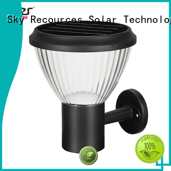 SRS solar lawn lamps system for posts