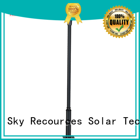 SRS smart solar powered garden lamps make in China for walls