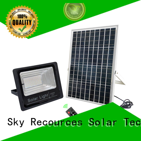 SRS integrated solar sensor garden lights for village